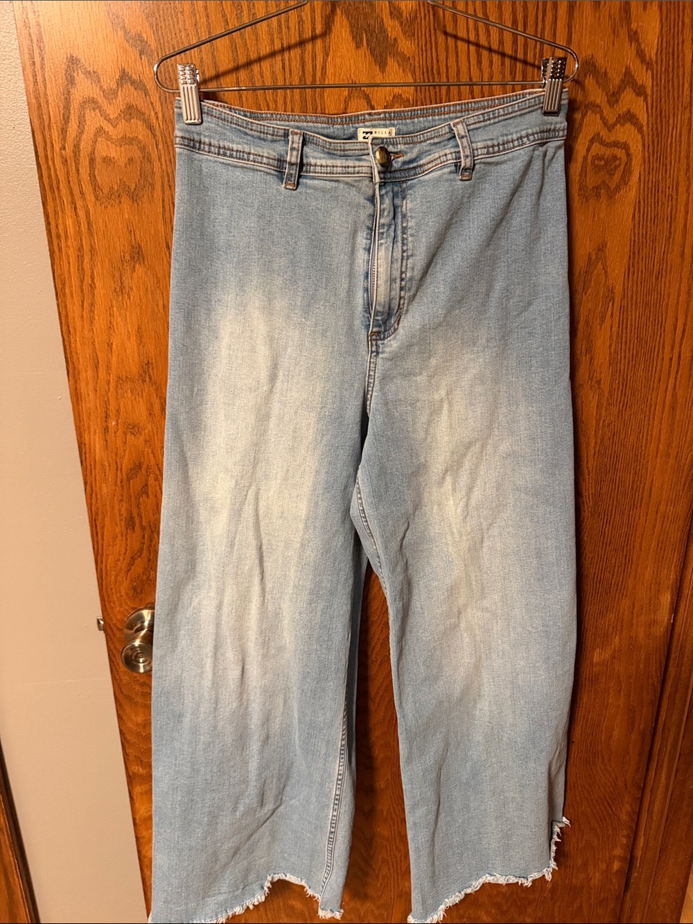 Billabong Light Blue Relaxed Wide-Leg Jeans